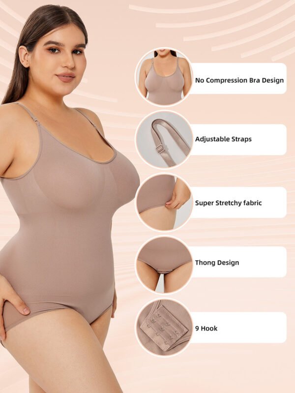 Shapewear For Women Tummy Control Full Bust Body Shaper Bodysuit - Image 2