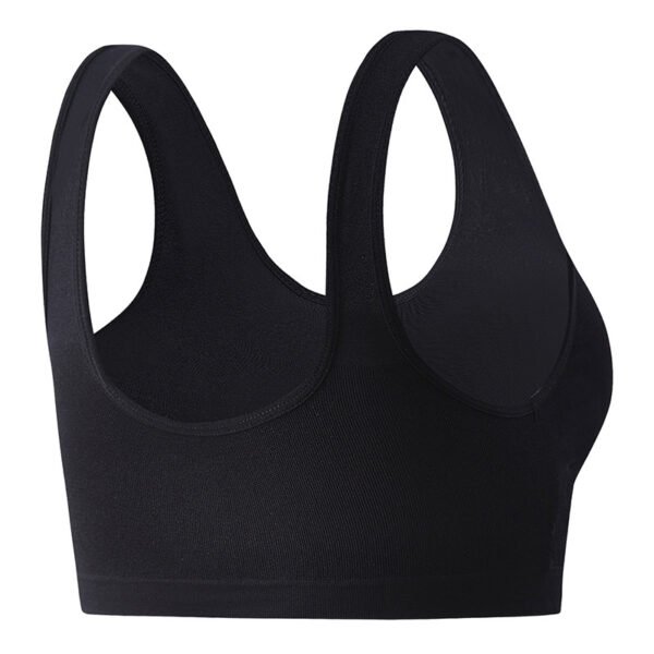 Front Zipper Sports Bra Shockproof High Strength Beauty Back - Image 4