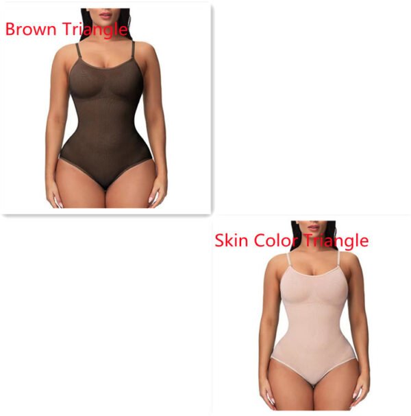 Women's Suspender Jumpsuit Fashion Casual Seamless Slim Body-shaping Corsets Bodysuit - Image 6