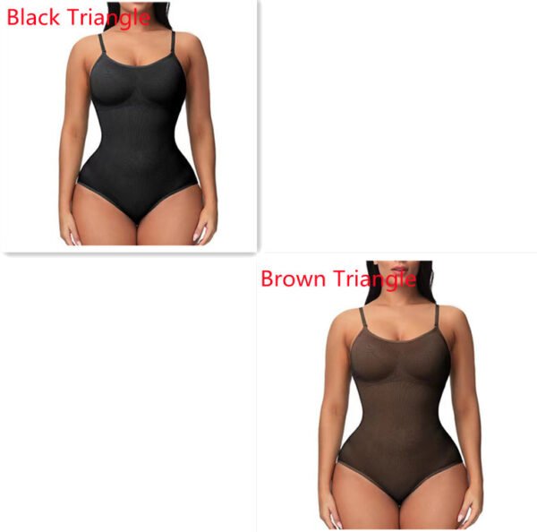 Women's Suspender Jumpsuit Fashion Casual Seamless Slim Body-shaping Corsets Bodysuit - Image 2