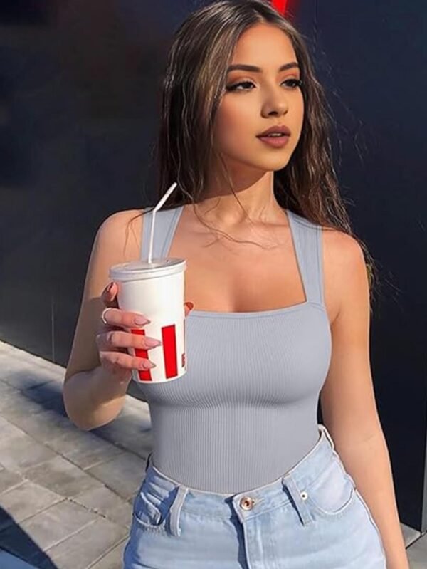 2 Pack Womens, One Piece Jumpsuits For Women, Ribbed Workout Tops For Women Clothing, Seamless Tank Tops Rompers - Image 5
